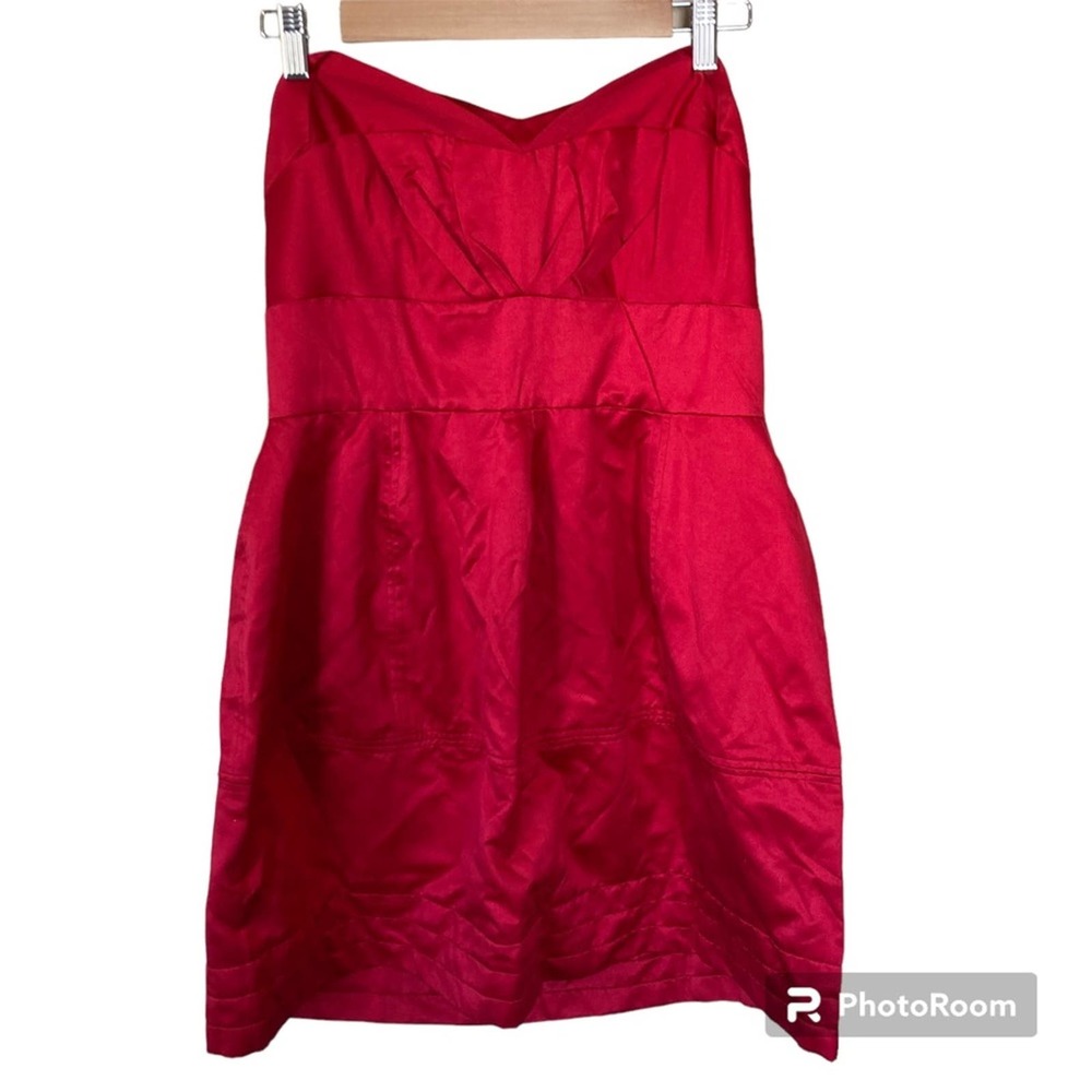 Zac Posen for Target NWT Red Strapless Red Carpet Dress Size 15